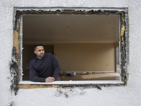 Jag Johal at his family home in Richmond. Johal has begun demolition of the home in anticipation of building a larger home, but his plans may be stymied by provincial regulations.