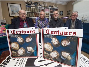 The Centaurs, left to right: Bob Brown, John Gedak, Hugh Reilly and Al West.