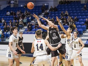 Heritage Woods Secondary School played Kitsilano Secondary School on the first day of the B.C. High School Basketball Provincial Championships on March 6, 2019.
