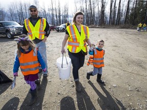 More than 700 volunteers showed up Saturday in Chilliwack for the 12th annual Fraser River Cleanup. Environmentalists joined families, fishermen and weekend warriors, fanning out across the gravel bars to collect trash, including construction materials, mattresses, metal and buckets of nails.