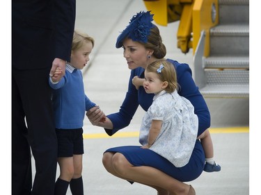Victoria  B.C. September 24, 2016   Big day as Prince William and his wife, Kate, the Duke and Duchess of Cambridge, along with their children Prince George and Princess Charlotte, will arrive in Victoria B.C. on Saturday for a week-long tour of B.C. and Yukon.    Mark van Manen/ PNG Staff photographer    Vancouver Sun/ Province News  /stories  and Web.  00045091A [PNG Merlin Archive]