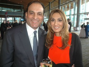 Parents David and Manjy Sidoo, pictured at David Sidoo’s 2017 induction into the B.C. Sports Hall of Fame.