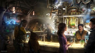Oga's Cantina at Star Wars: Galaxy's Edge is a local watering hole to unwind, conduct business and maybe even encounter a friend ... or a foe. Patrons of the cantina come from across the galaxy to sample the famous concoctions created with exotic ingredients using "otherworldly" methods, served in unique vessels, with choices for kids and libations for adults.