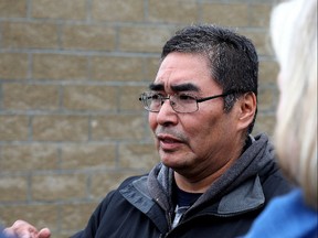 Rudy Turtle, chief of the Grassy Narrows First Nation in northwestern Ontario, is seen here on the reserve on Friday, May 18, 2018.