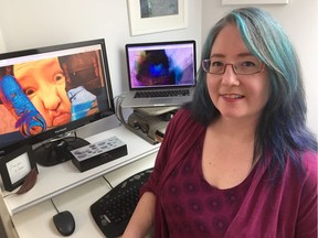 Graphic designer Tzaddi Gordon left her job in Metro Vancouver to work from home on the Sunshine Coast.