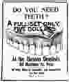 Boston Dentists ad in the March 16, 1905 Vancouver World.