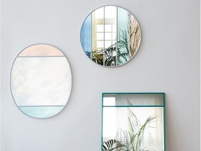 Vitrail mirror collection by French designer Inga Sempe. Photo: Inga Sempe for The Home Front: Artful interiors by Rebecca Keillor [PNG Merlin Archive]