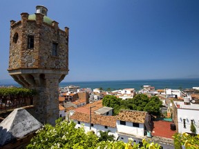 The tower at Casa de la Torre is pictured in Puerto Vallarta, Mexico.