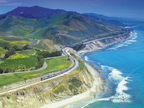 Amtrak’s Coast Starlight takes passengers from Seattle to Los Angeles.