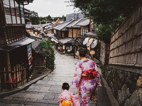 The old town of Kyoto, Japan is part of the G Adventures "Backroads of Japan" tour.