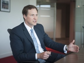 Bryan Cox, head of the B.C. LNG Alliance, met with the editorial board of The Vancouver Sun and The Province met in 2018 when he was CEO of the Mining Association of B.C.