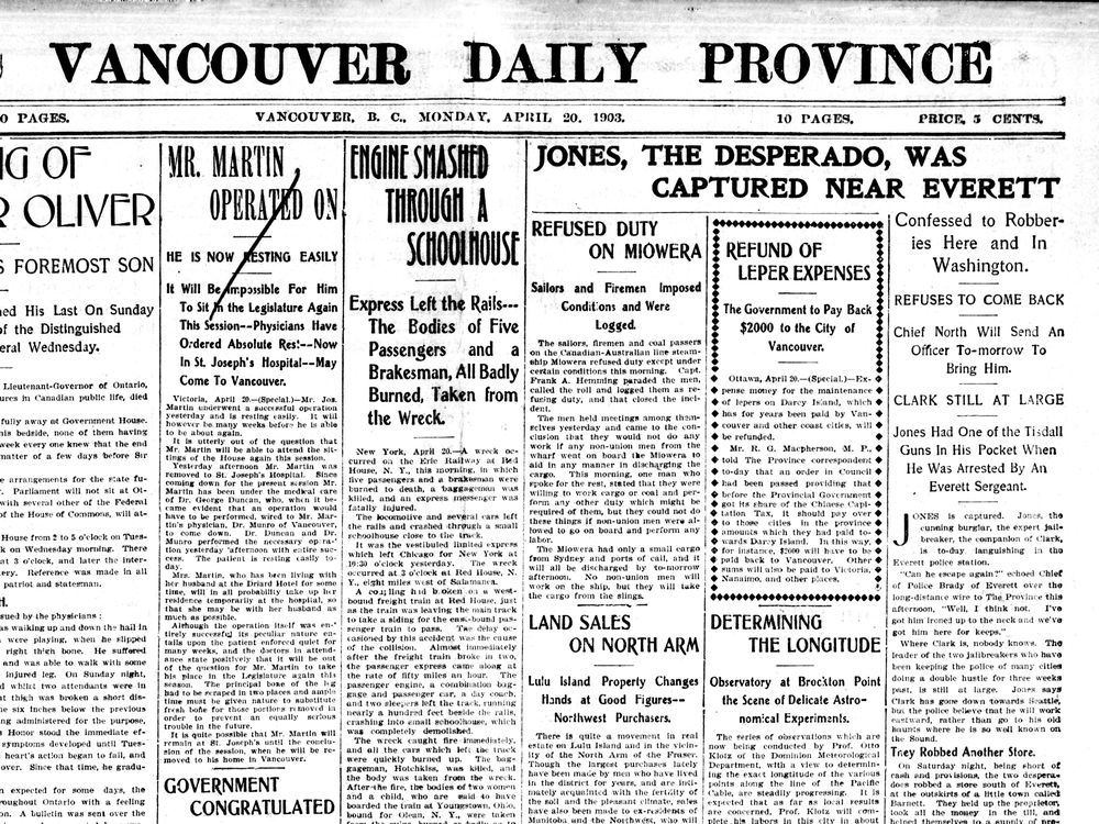 This Week in History: 1903: Jones the Desperado is captured after three ...