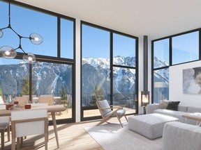 Homes will be positioned on a south-facing forested hillside surrounded by a rock bluff, and with sweeping views of Mount Currie and the Pemberton Valley.