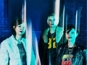 Ex Hex, featuring Mary Timony, Laura Harris, and Betsy Wright, plays the Biltmore Cabaret on April 19. Photo courtesy of Michael Lavine