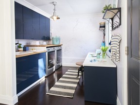 Presenting your laundry room as the organizational hub of the home is a great home-staging tip. Photo: Lisa Canning