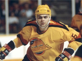 Garth Butcher was drafted 10th overall by the Vancouver Canucks in 1981. He played parts of 10 seasons with the Canucks before a trade to St. Louis that brought Geoff Courtnall, Cliff Ronning, Sergio Momesso and Robert Dirk to Vancouver for him and Dan Quinn.