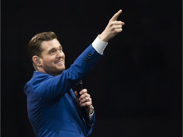 Michael Buble launches his new Love Tour at Rogers Arena in Vancouver on Friday, April 12, 2019.