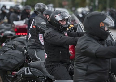 Approximately 100 Hells Angels members and affiliated clubs rallied at the HA East End Chapter on Saturday, April 6, 2019, as part of the Screwy Ride. The annual event is a memorial ride for slain Hells Angel member Dave 'Screwy' Swartz.