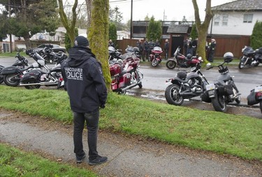 Approximately 100 Hells Angels members and affiliated clubs rallied at the HA East End Chapter on Saturday, April 6, 2019, as part of the Screwy Ride. The annual event is a memorial ride for slain Hells Angel member Dave 'Screwy' Swartz.