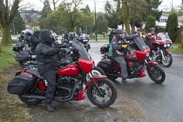 Approximately 100 Hells Angels members and affiliated clubs rallied at the HA East End Chapter on Saturday, April 6, 2019, as part of the Screwy Ride. The annual event is a memorial ride for slain Hells Angel member Dave 'Screwy' Swartz.