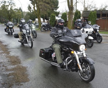 Approximately 100 Hells Angels members and affiliated clubs rallied at the HA East End Chapter on Saturday, April 6, 2019, as part of the Screwy Ride. The annual event is a memorial ride for slain Hells Angel member Dave 'Screwy' Swartz.