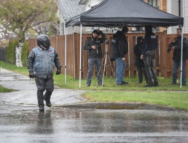 Approximately 100 Hells Angels members and affiliated clubs rallied at the HA East End Chapter on Saturday, April 6, 2019, as part of the Screwy Ride. The annual event is a memorial ride for slain Hells Angel member Dave 'Screwy' Swartz.