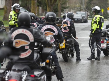 Approximately 100 Hells Angels members and affiliated clubs rallied at the HA East End Chapter on Saturday, April 6, 2019, as part of the Screwy Ride. The annual event is a memorial ride for slain Hells Angel member Dave 'Screwy' Swartz.