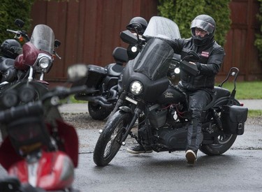 Approximately 100 Hells Angels members and affiliated clubs rallied at the HA East End Chapter on Saturday, April 6, 2019, as part of the Screwy Ride. The annual event is a memorial ride for slain Hells Angel member Dave 'Screwy' Swartz.