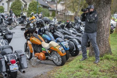 Approximately 100 Hells Angels members and affiliated clubs rallied at the HA East End Chapter on Saturday, April 6, 2019, as part of the Screwy Ride. The annual event is a memorial ride for slain Hells Angel member Dave 'Screwy' Swartz.