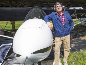 Pilot Roy Kerwood rents hangar space at King George Airpark for $150 a month.