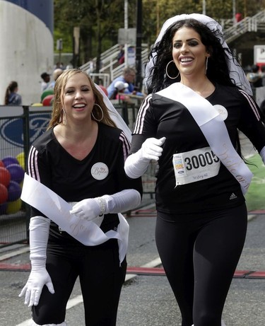 Vancouver Sun Run participants get their fun on during the 35th annual event in Vancouver on Sunday, April 14, 2019.