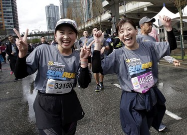 Vancouver Sun Run participants get their fun on during the 35th annual event in Vancouver on Sunday, April 14, 2019.