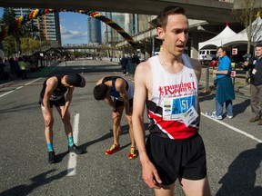 Geoff Martinson of Vancouver finished 2nd in men's category in the Sun Run for the past two years.