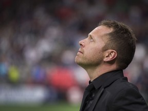 Whitecaps coach Marc Dos Santos. With the dark clouds of a one-win record circling the Vancouver Whitecaps, there have been a few beams of sunshine breaching the darkness.
