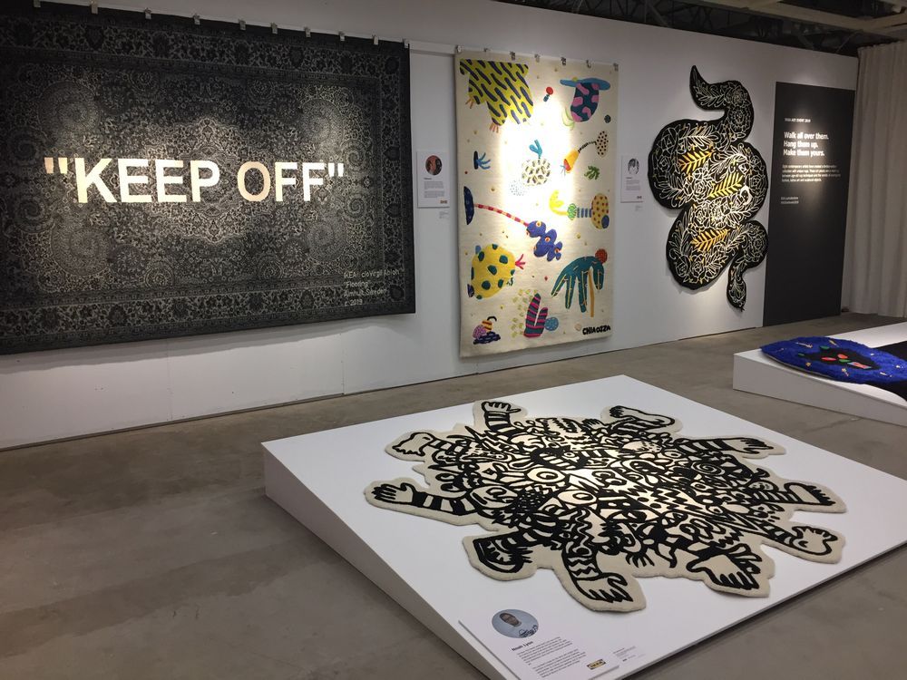 Virgil Abloh Marble Keep Off Rug, Popular Decor, IKEA Exhibition