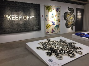 Rugs on display from the IKEA Art Event 2019 collection. The limited-edition pieces will go on sale this Saturday.