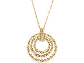 A necklace from the Van Cleef & Arpels Perlée collection.