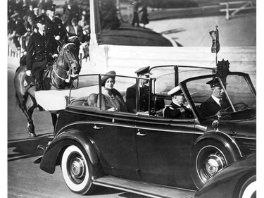 May 29, 1939: King George VI and Queen Elizabeth en route to the Hotel Vancouver.