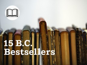 Fifteen B.C. bestselling books for the week.