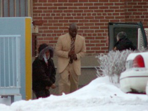 Former Saskatchewan Roughriders linebacker Trevis Smith was convicted in 2007 of two counts of aggravated sexual assault for having unprotected sex with two women without disclosing that he was HIV positive. Seen here leaving Regina Provincial Correctional Centre to hear the judge's verdict, Smith was sentenced to 51/2 years in prison. He was deported to the U.S. in 2009.