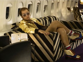 Taron Egerton is seen here as Elton John in a scene from Rocketman. David Appleby/ Paramount Pictures via AP