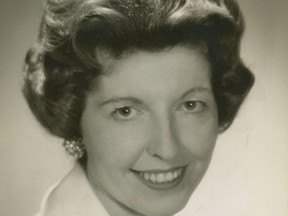 Grace McCarthy in August 1966 when she decided to run for the Social Credit party.