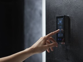 This photo provided by Kohler Co. shows Kohler's DTV+ system. The system brings water, steam, sound and light to the bath for a multi-sensory shower experience that incorporates a touchscreen interface and six user preset options to customize all four elements.