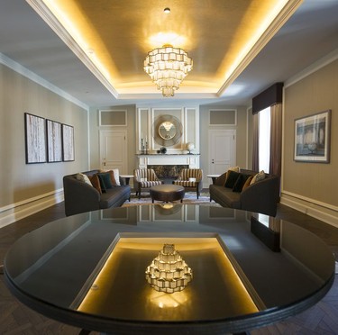 The sitting room of  the Royal suite at the Hotel Vancouver Vancouver on May 22, 2019.