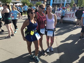 Thousands of women, some in costumes and most in running gear, took part in Saturday's Shoppers Run For Women at UBC Pacific Spirit Park and Wesbrook Village. More than $180,000 was raised for mental health programs at B.C. Women's Hospital.