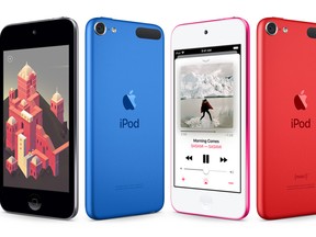 The new iPod Touch as seen on Apple's website.