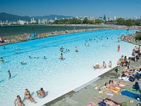 Kitsilano Pool opens for the season.