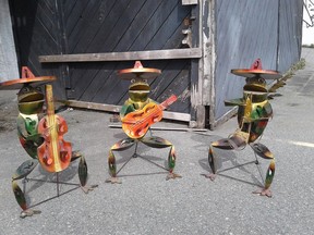 Nanaimo police are hoping the public can help stage a reunion for a Mariachi band – that is, the figurines of a frog Mariachi band – that was stolen from a man's truck.