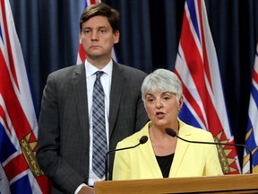 Minister of Finance Carole James and Attorney General David Eby release details found in a recent report done by an expert panel about billions in money laundering in the province.