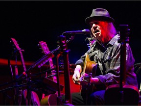 Neil Young performs in concert at the QE Theatre, Vancouver May 14 2019.